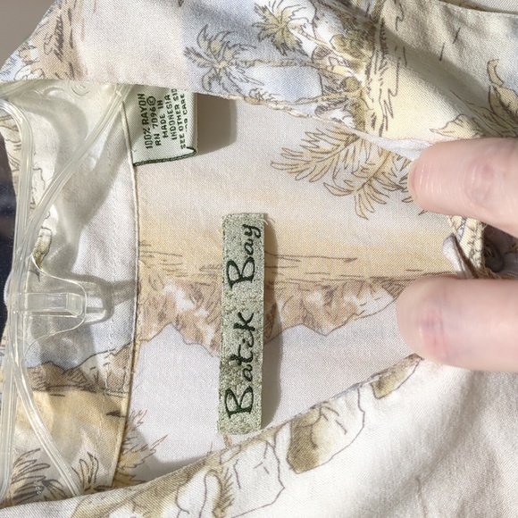 Batik Bay Hawaiian shirt size 2xl (InvM042) - Picture 4 of 5